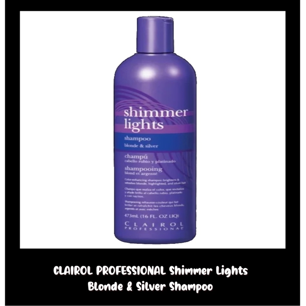CLAIROL PROFESSIONAL Shimmer Lights 16.0 Fluid Ounces Blonde & Silver Shampoo